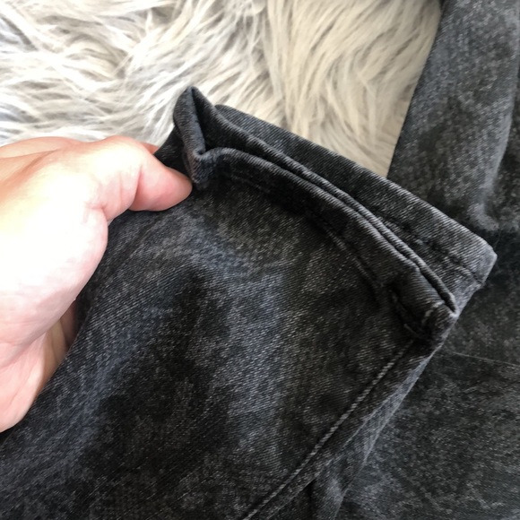 FRAME Denim Le Skinny de Jeanne Skinny Jean Snakeskin Print Tonal Python - Picture 12 of 12